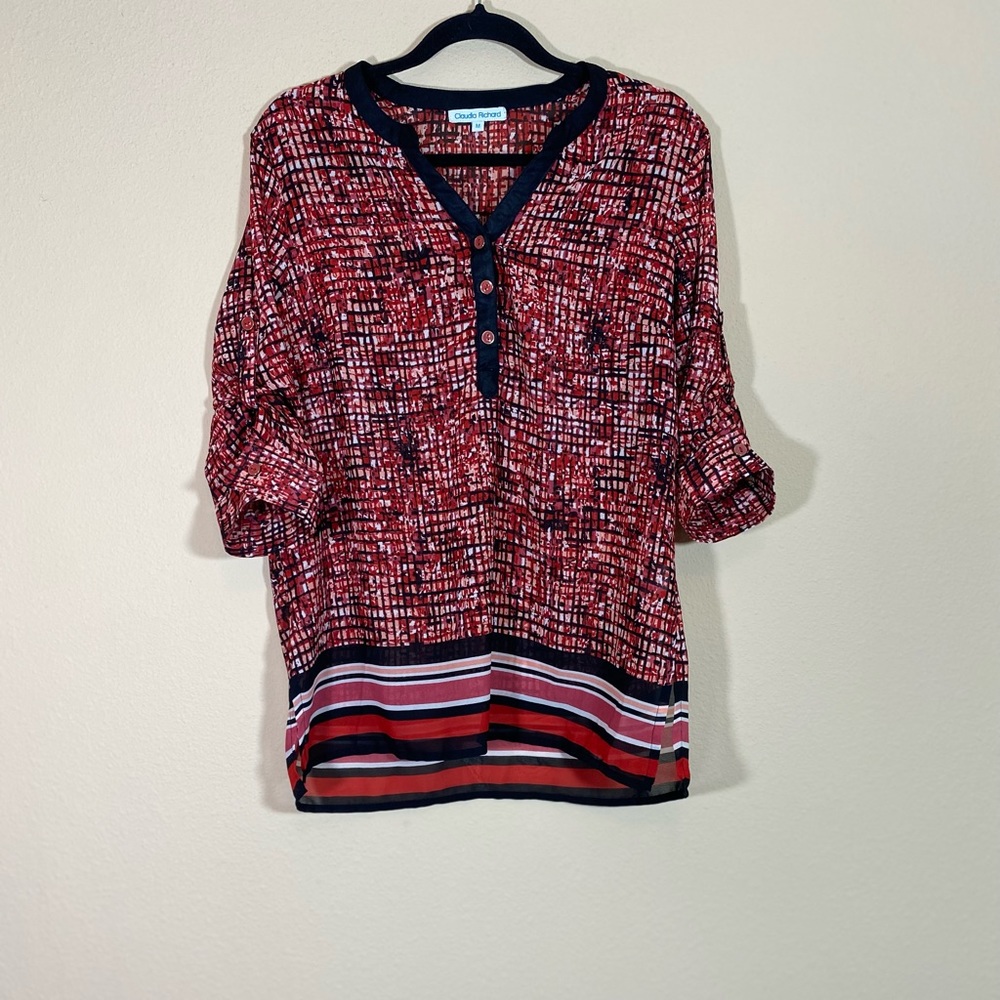 Claudia & Richard Pattern Top